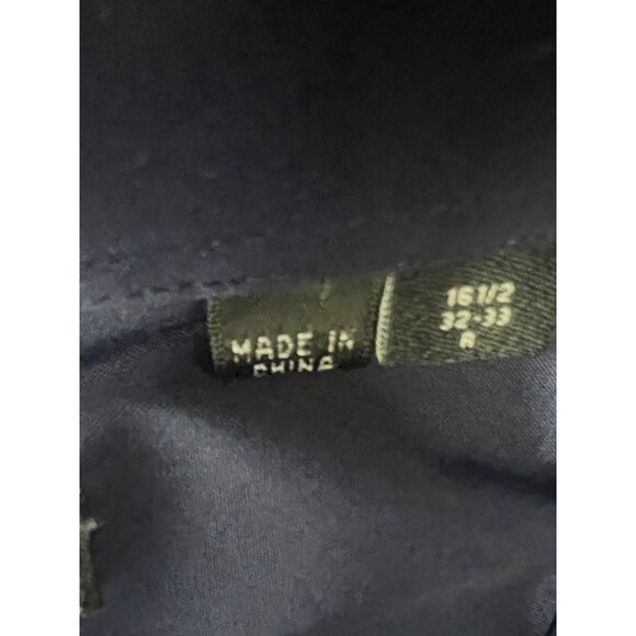 Theory Performance Dress Shirt Mens 16.5 32-33 Large L Nylon Stretch Button Up - Picture 4 of 5